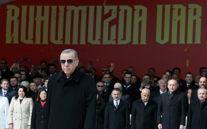 Cumhurbaşkanımız Erdoğan, 18 Mart Şehitleri Anma Günü ve Çanakkale Deniz Zaferi'nin 108. Yıl Dönümü Töreni'nine katıldı