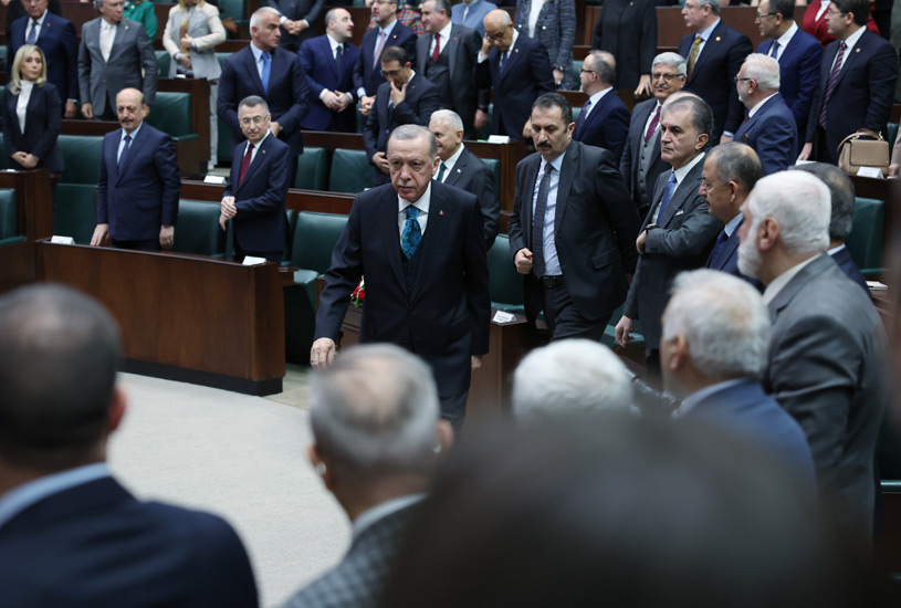Cumhurbaşkanımız ve Genel Başkanımız Erdoğan, Partimizin TBMM Grup Toplantısı'na katıldı