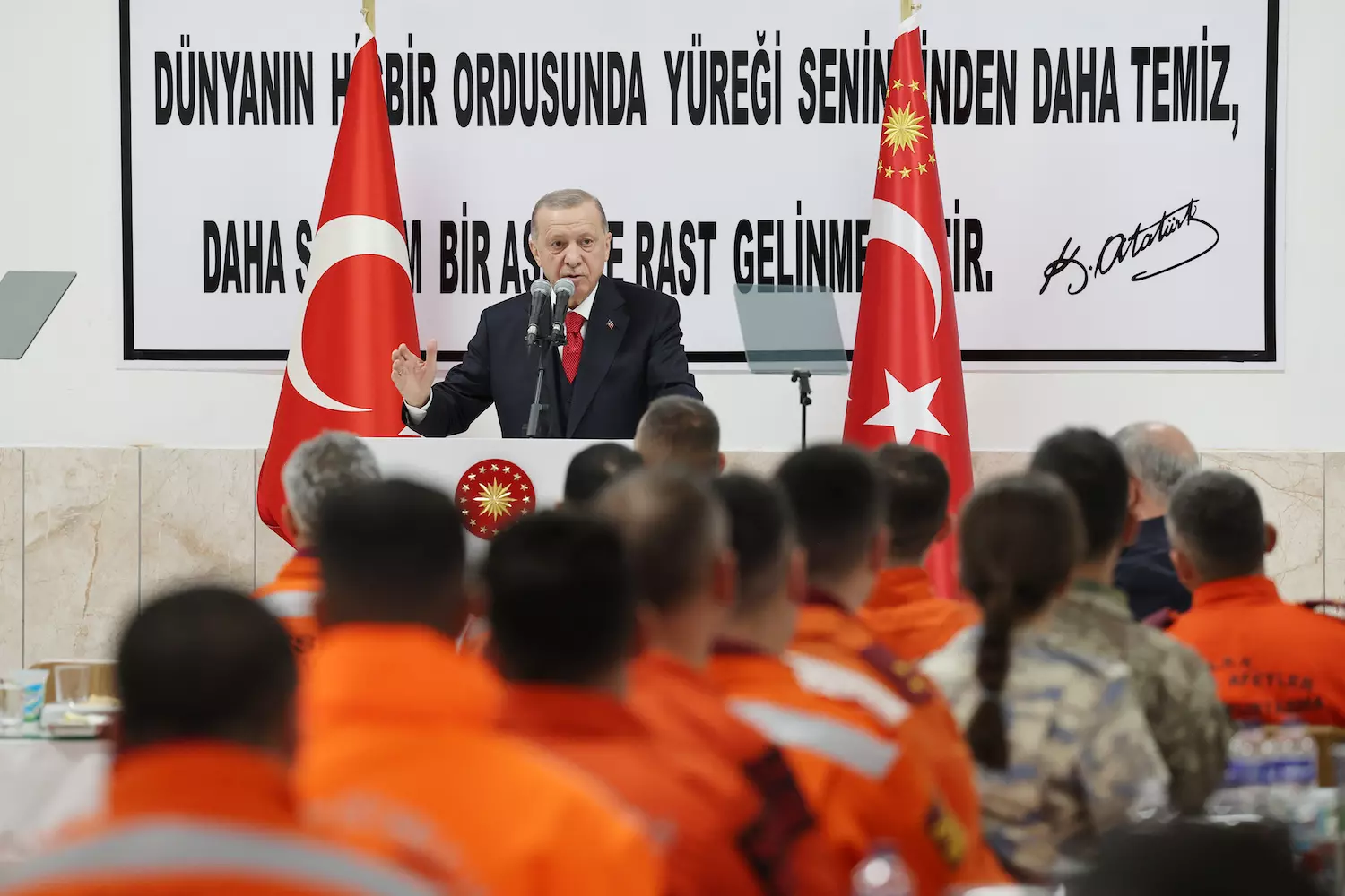 Cumhurbaşkanımız Erdoğan, TSK İnsani Yardım Tugayı iftar programında konuştu