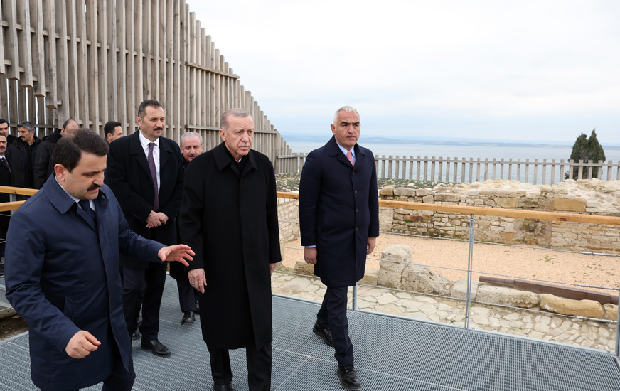 Cumhurbaşkanı Erdoğan, Seddülbahir Kalesi ve Gelibolu–Eceabat Devlet Yolu Açılış Töreni'ne katıldı