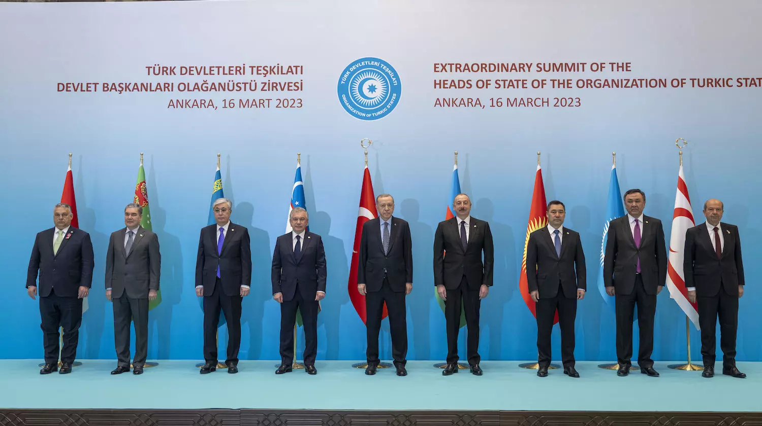 Türk Devletleri Teşkilatı (TDT) Olağanüstü Zirvesi, Cumhurbaşkanımız Recep Tayyip Erdoğan’ın ev sahipliğinde, “Afet-Acil Durum Yönetimi ve İnsani Yardım” teması altında Ankara’da toplandı